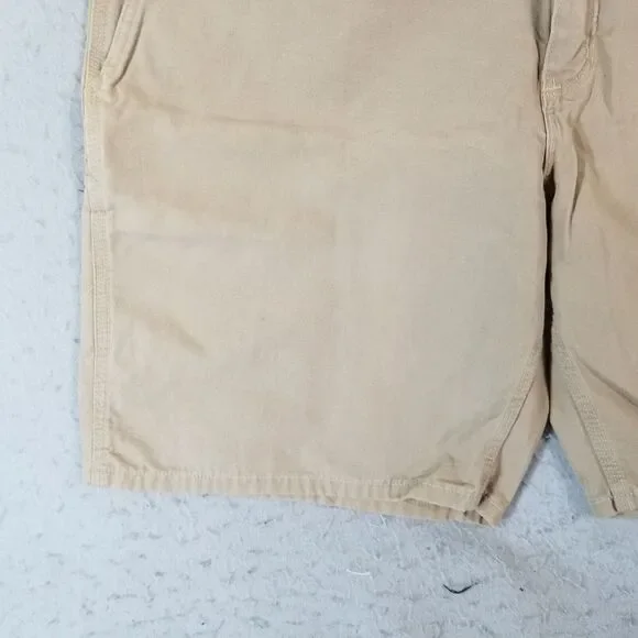Carhartt Hamilton shorts men's 42 x 10 beige cotton Workwear outdoor NEW